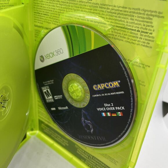 Resident Evil 6 - Microsoft Xbox 360 - CIB - Complete - Tested - Picture 7 of 10